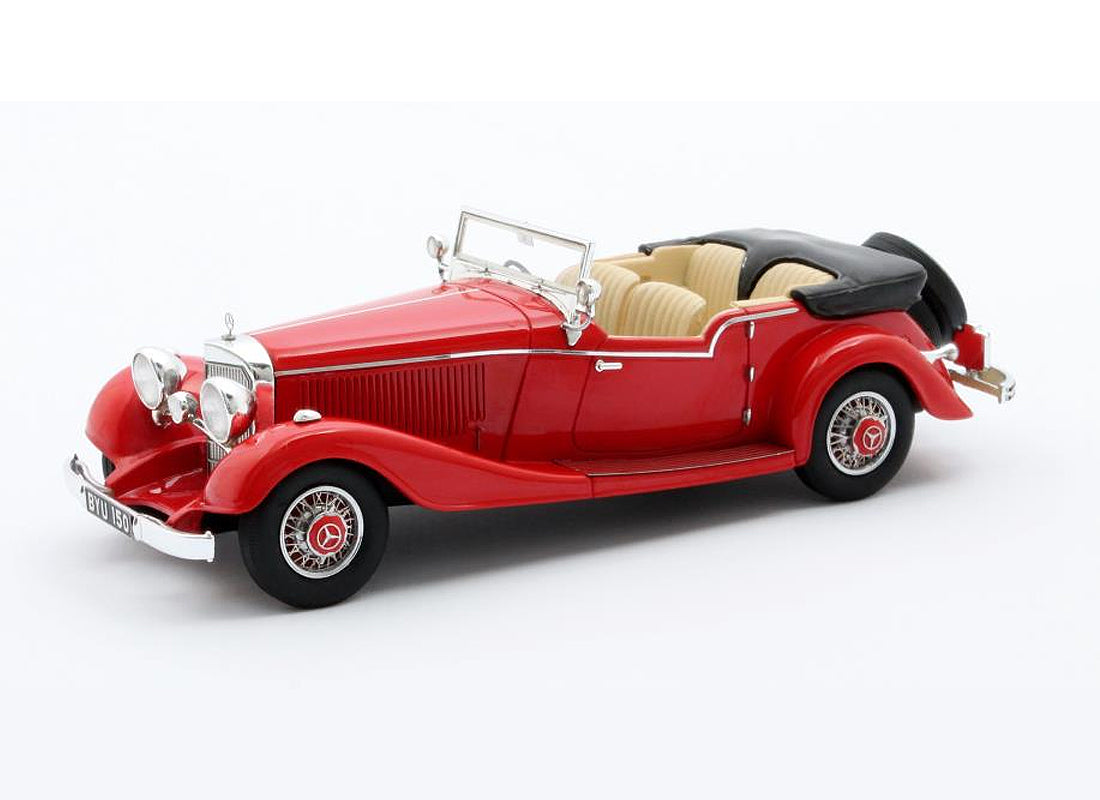 Mercedes Benz 540K Mayfair Tourer Open Roof in Red