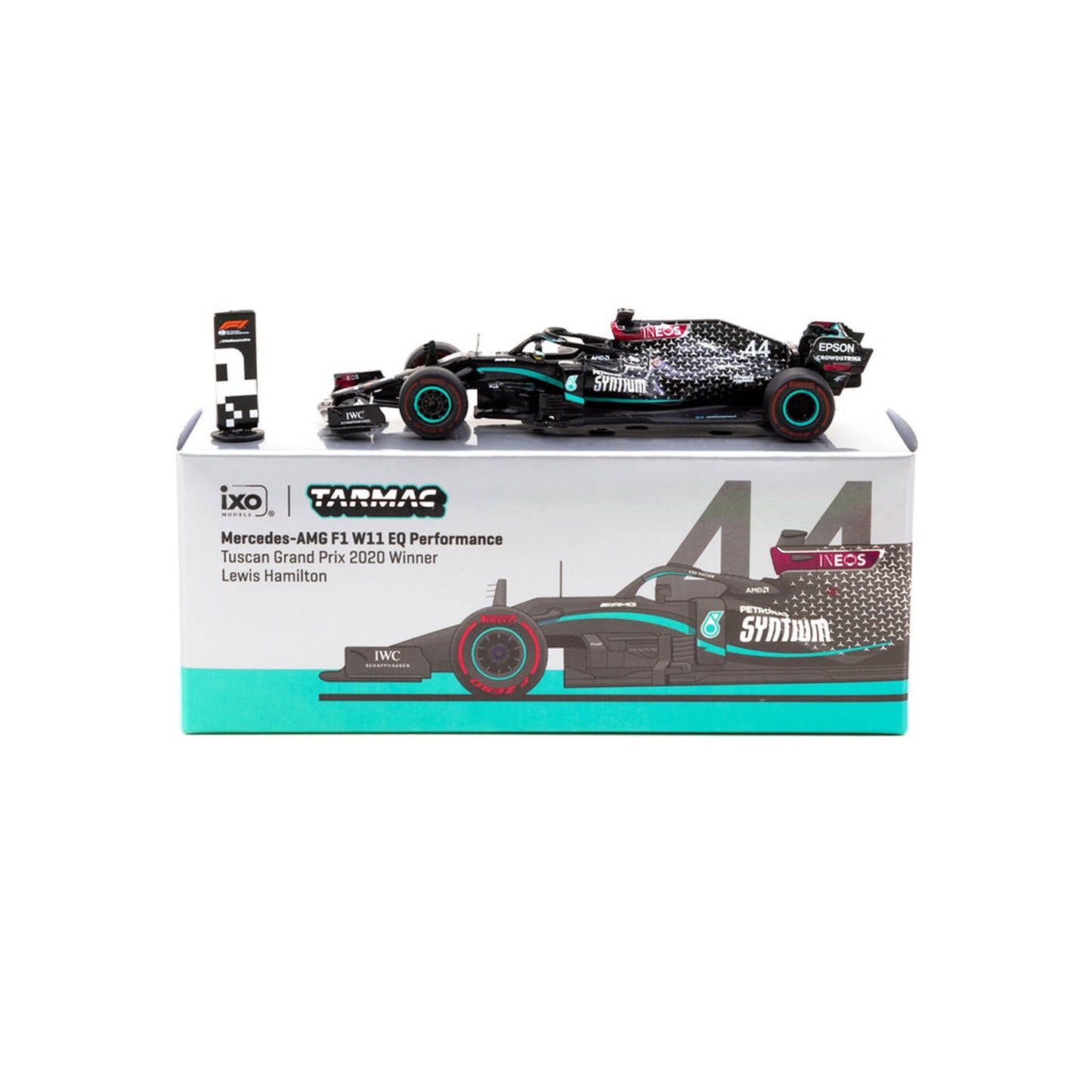 Mercedes Benz AMG W11 EQ Performance Lewis Hamilton (No.44 Winner Tuscan GP 2020) in Black