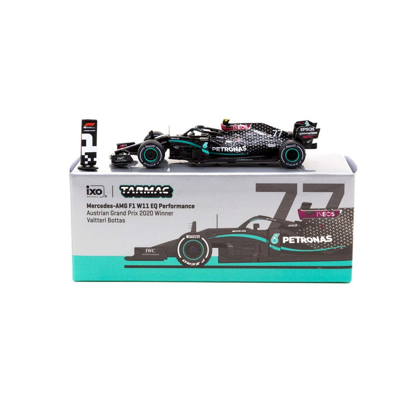 Mercedes Benz AMG W11 EQ Performance Valtteri Bottas (No.77 Winner Austrian GP 2020) in Black