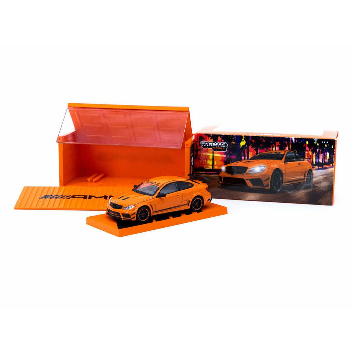 Mercedes Benz C 63 AMG Coupe (Black Series) in Orange