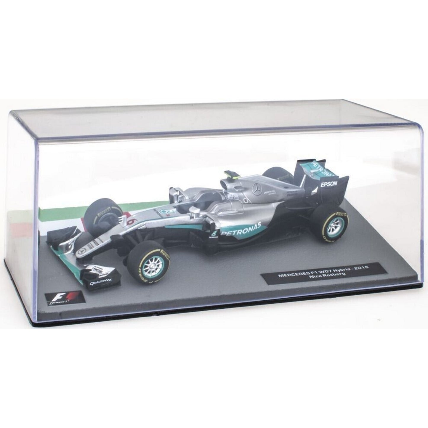 Mercedes Benz F1 W07 Hybrid Nico Rosberg (2016) in Silver