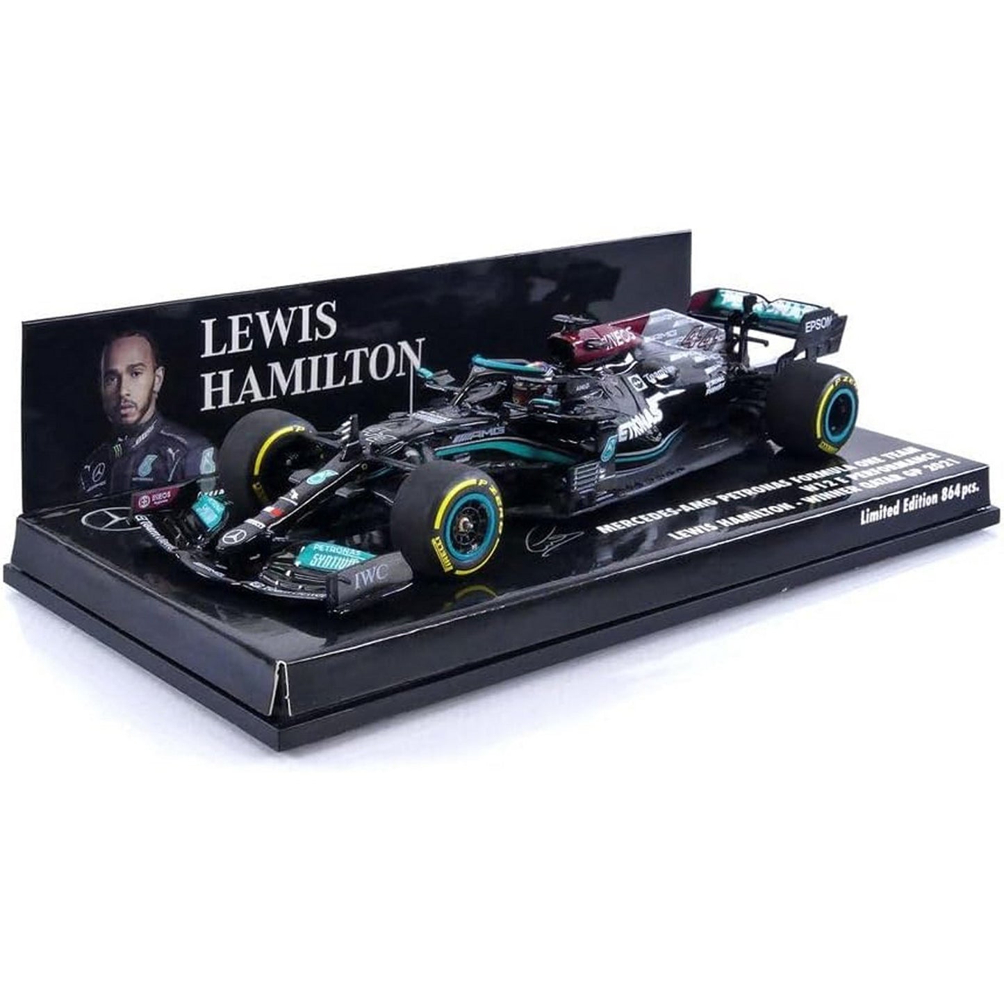 Mercedes Benz W12 E Performance Lewis Hamilton (No.44 Winner Qatar GP 2021) in Black
