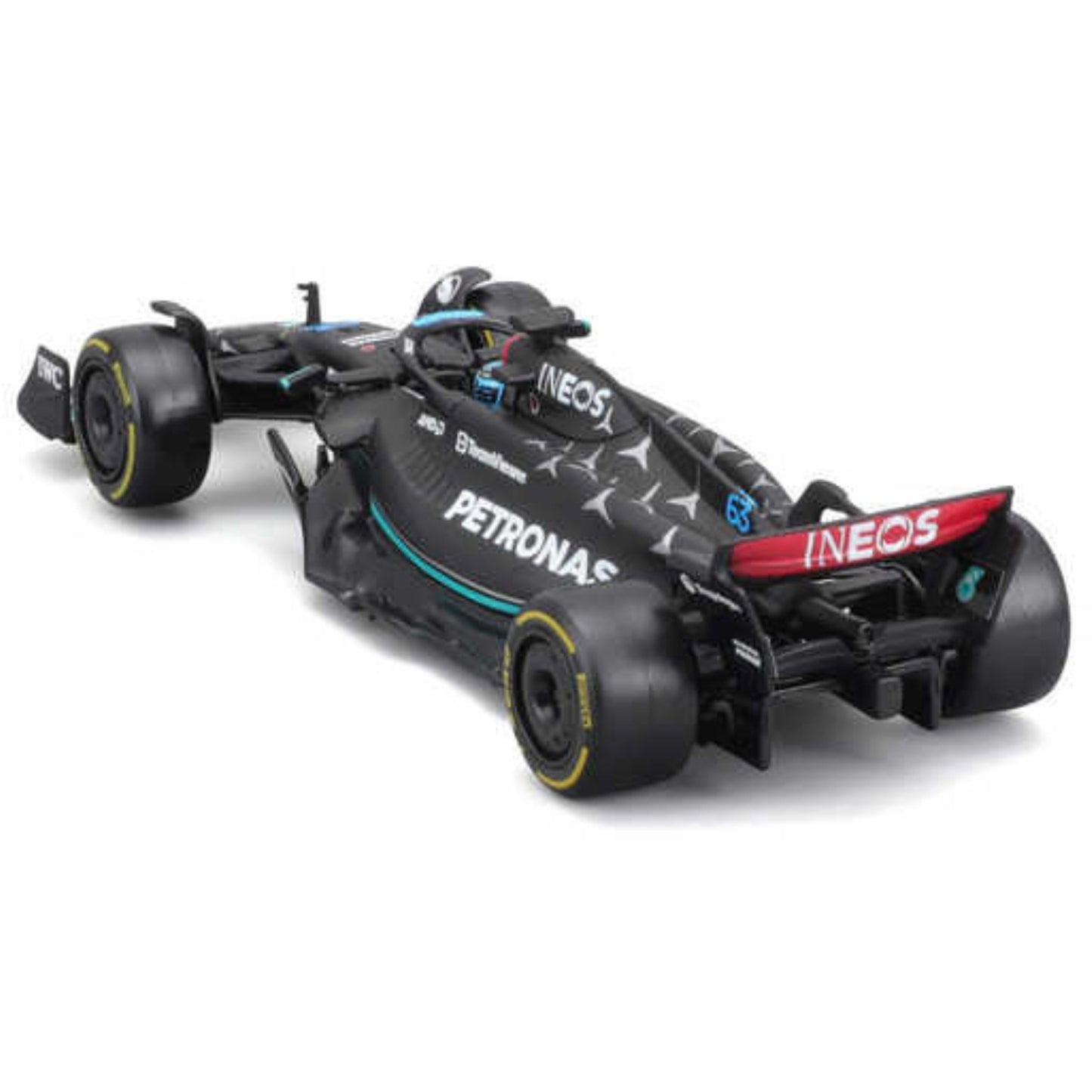 Mercedes Benz W14 George Russell (No.63 With Helmet 2023) in Black