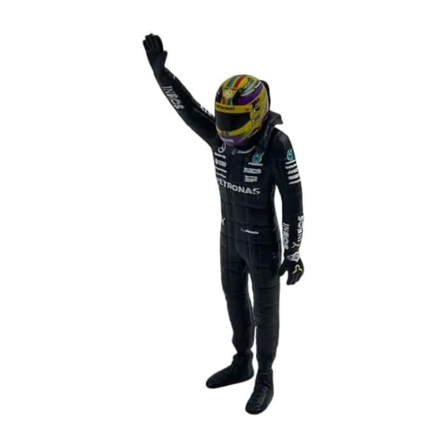 Mercedes Benz W14 E Performance Lewis Hamilton (With Driver Figure 2023) in Black