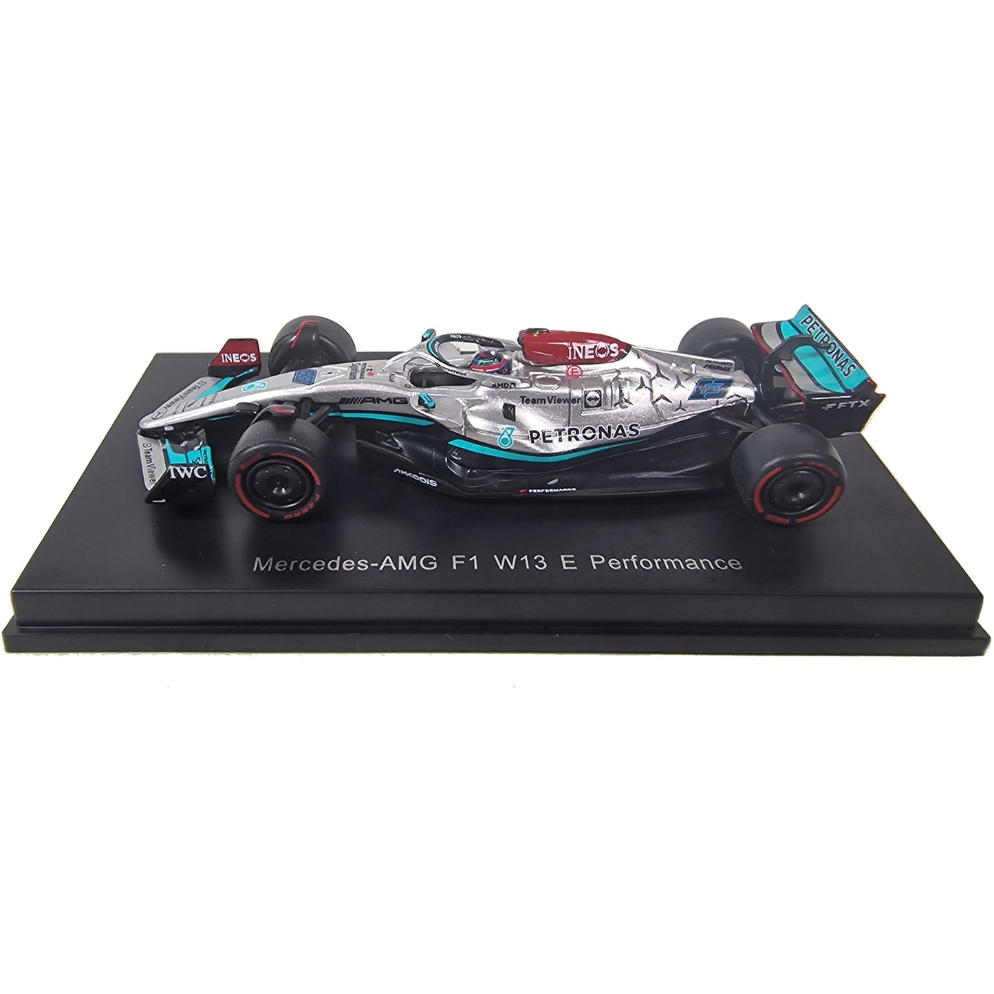 Mercedes Benz Petronas F1 W13 E Performance George Russell (No.63 2022) in Silver