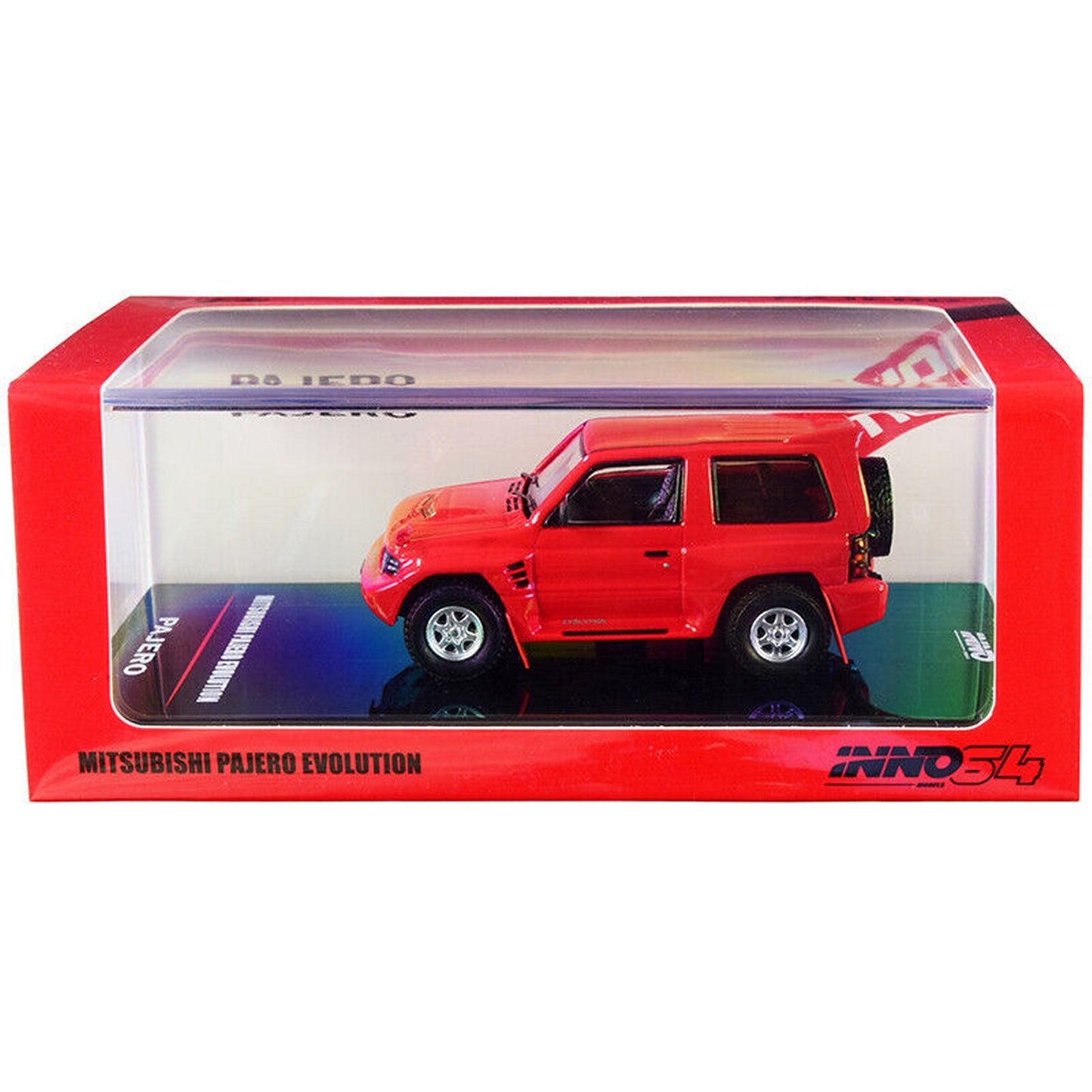 Mitsubishi Pajero Evolution in Red