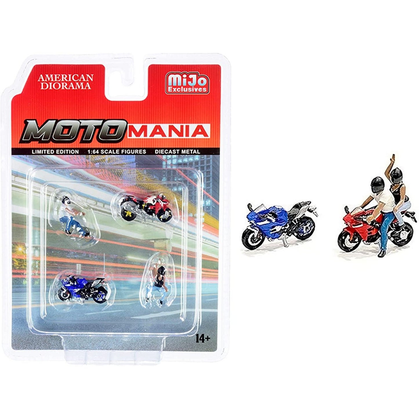 Moto Mania Figure Set 1 (Including 2 Bikes)