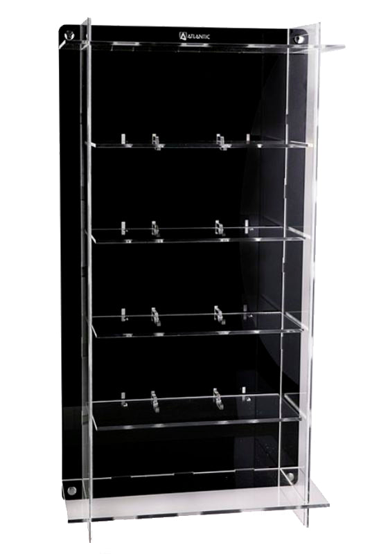 Multicase 5 Car Display Case in Black/Clear