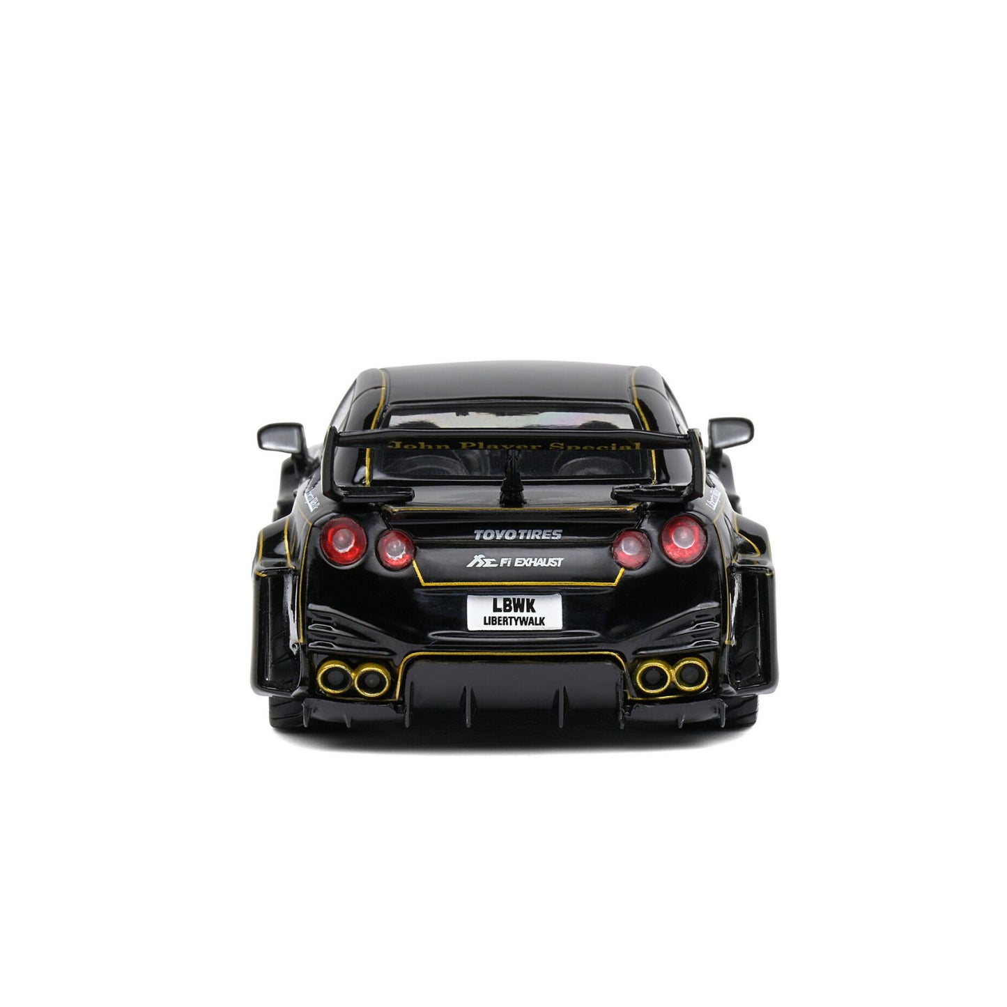 Nissan GT-R R35 LBWK (John Player Special) in Black/Gold