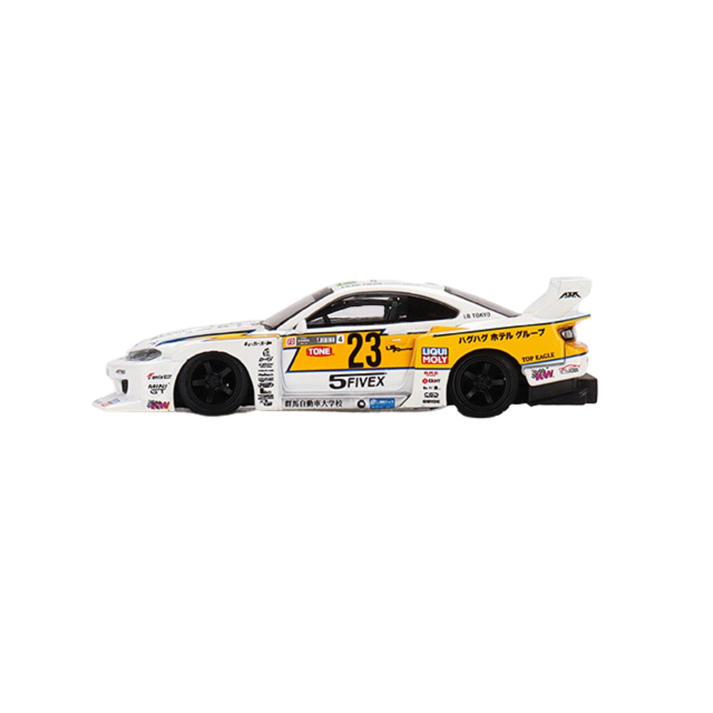 Nissan S15 Silvia LB Super Silhouette (No.23 Formula Drift Japan 2021) in White/Yellow