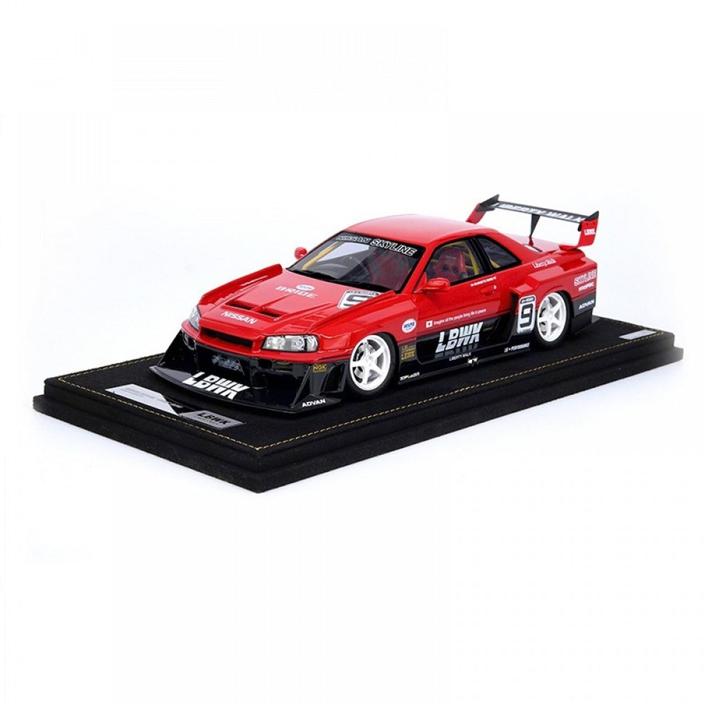 Nissan Skyline LBWK ER34 (Super Silhouette 2020) in Red/Black