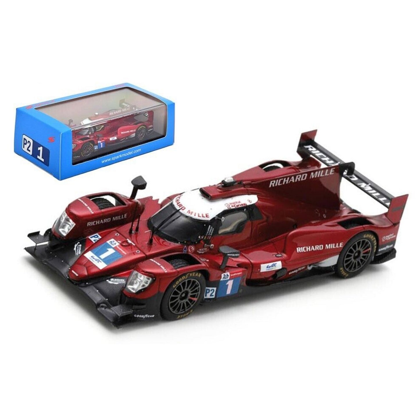 Oreca 07 Richard Mille Racing Team T.Calderon/S.Florsch/B.Visser (Gibson 2021) in Red