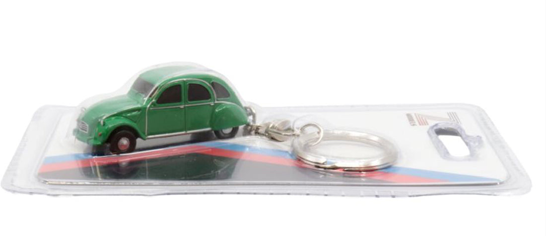 Peugeot 2CV6 Keychain in Green