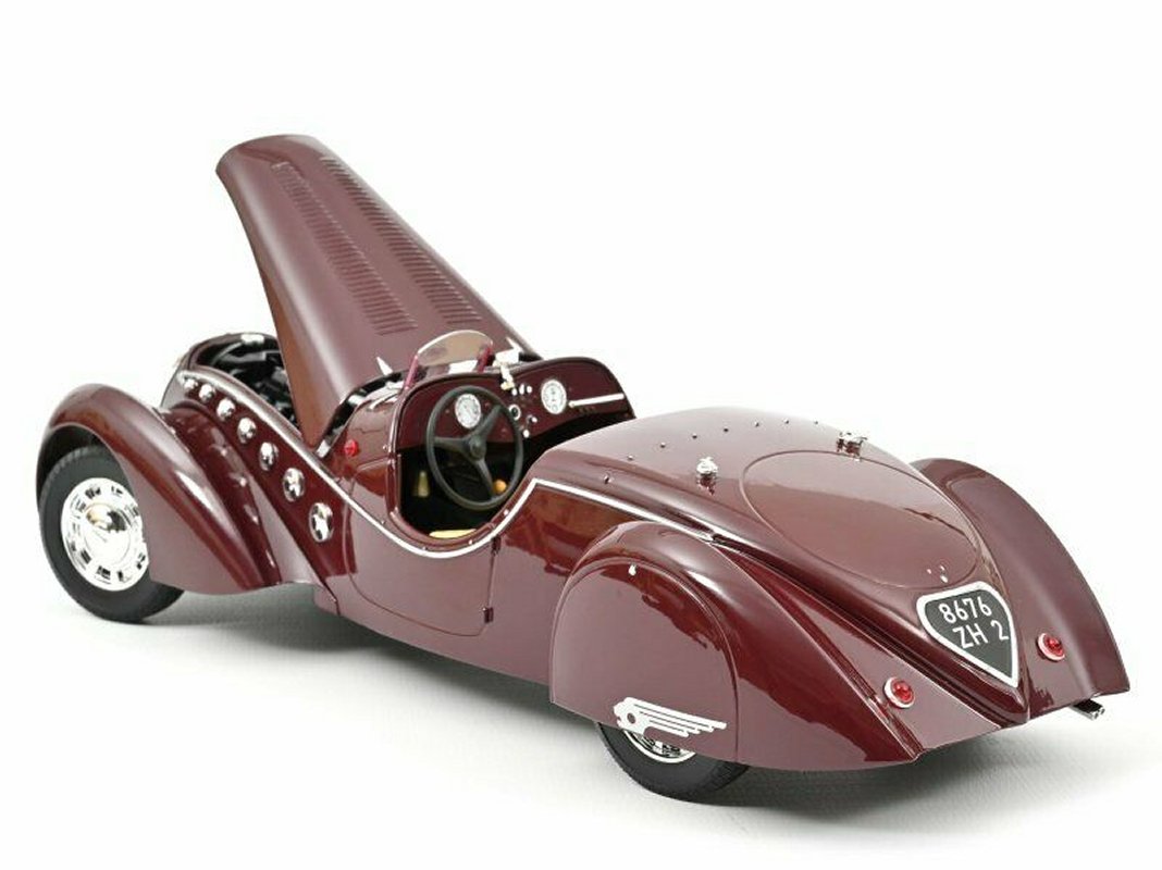 Peugeot 302 (Dar'Mat Roadster 1937) in Dark Red