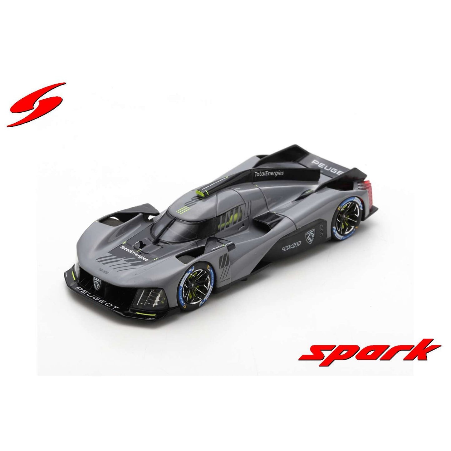 Peugeot 9X8 Hypercar in Grey