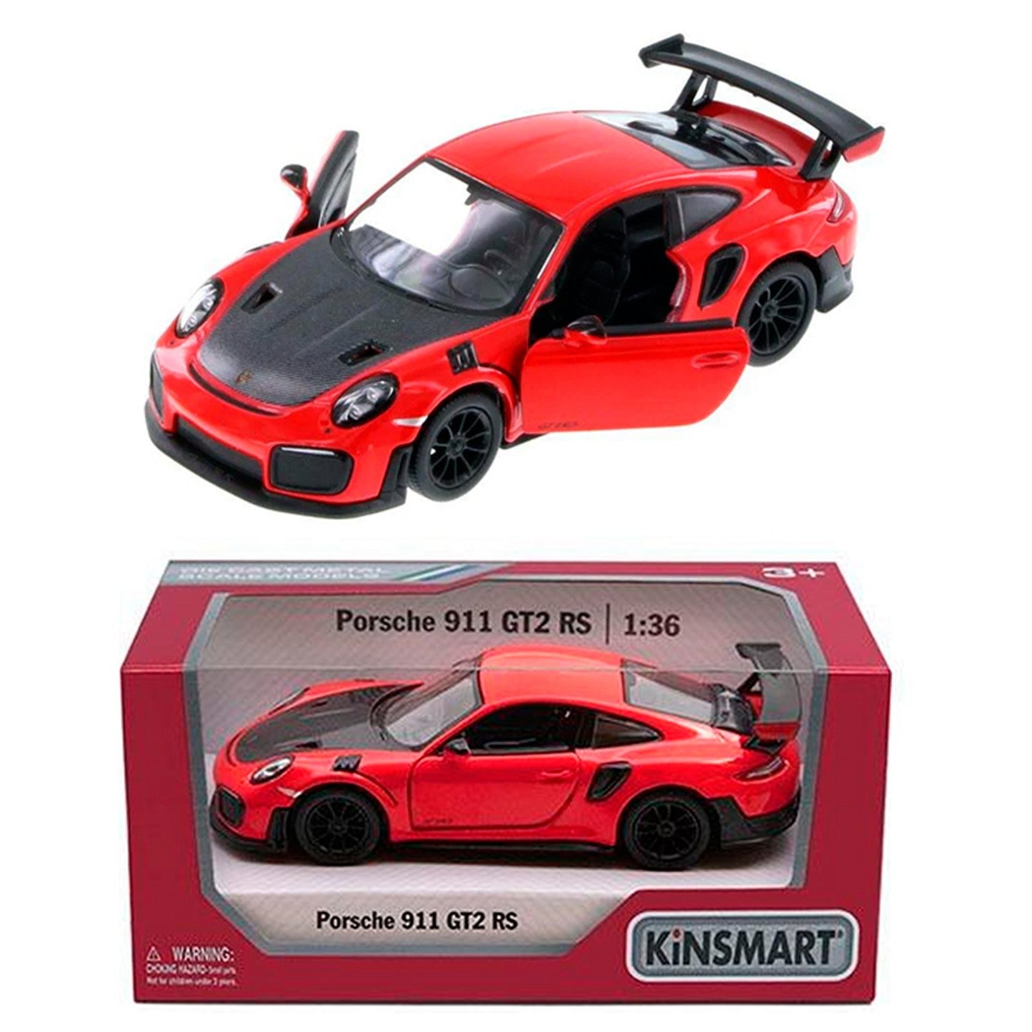 Porsche 911 GT2 RS (2017) in Red/Black