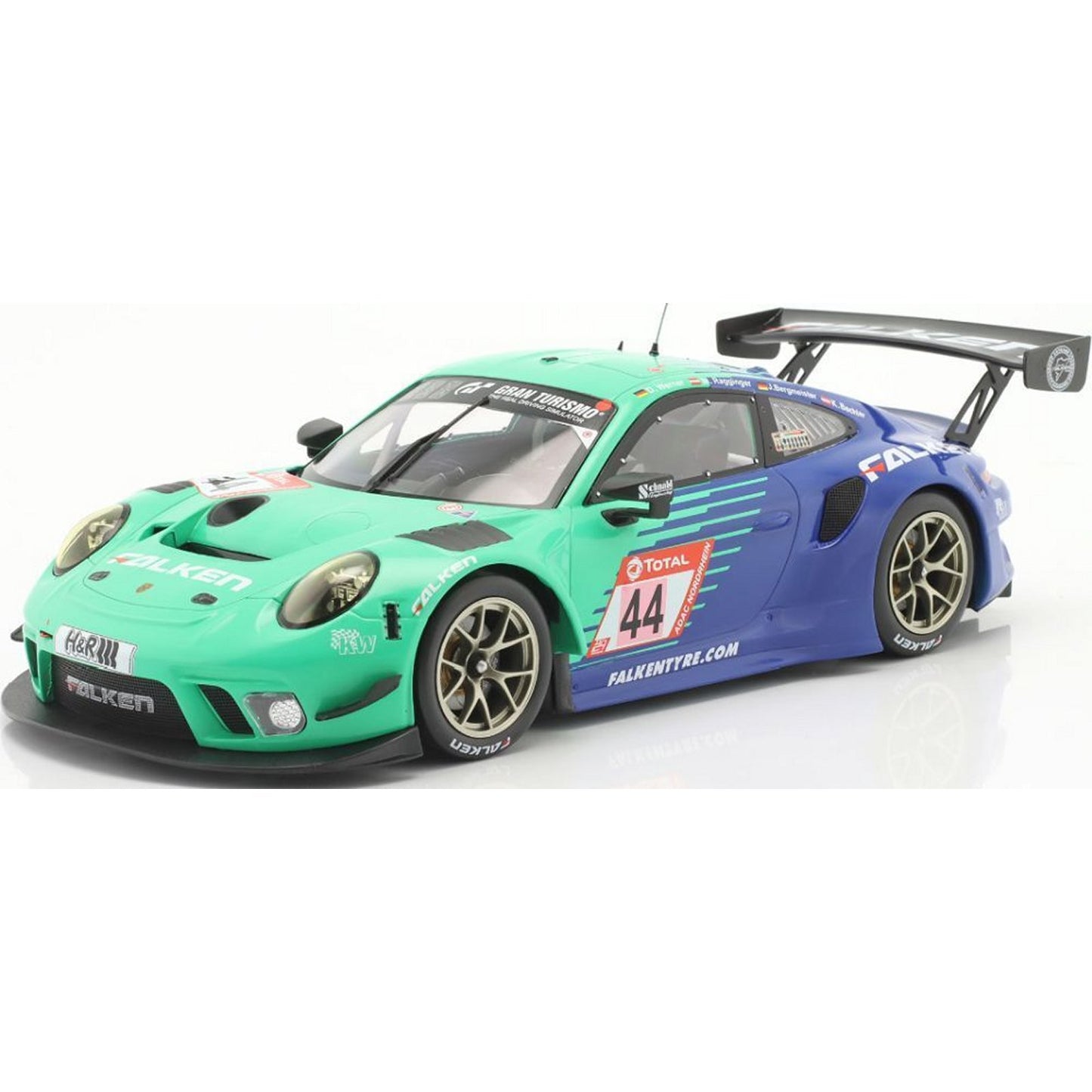Porsche 911 GT3 R K.Bachler/D.Werner (24Hr Nurburgring 2019) in Green/Blue