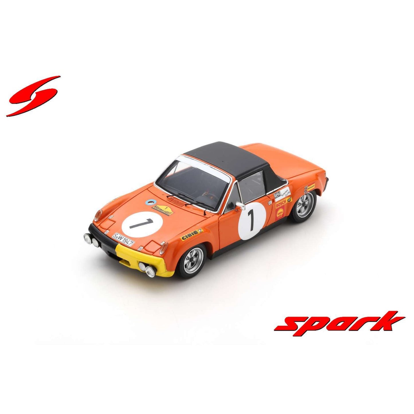 Porsche 914/6 G.Larrousse/H.Marko/C.Haldi (Marathon de la Route 1970) in Orange