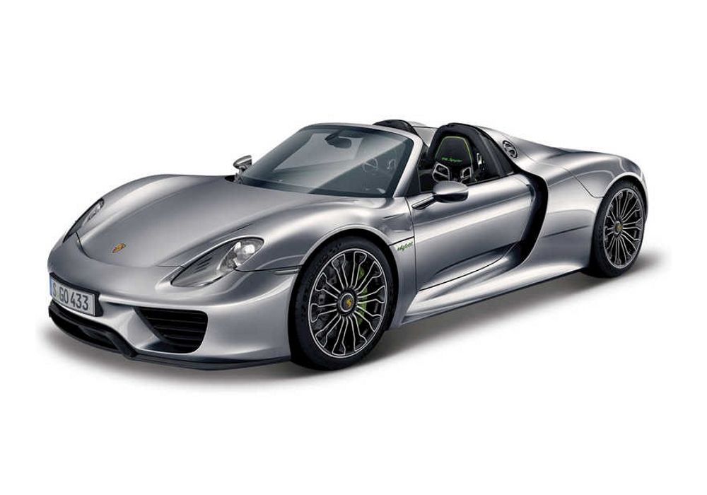Porsche 918 Spyder in Silver