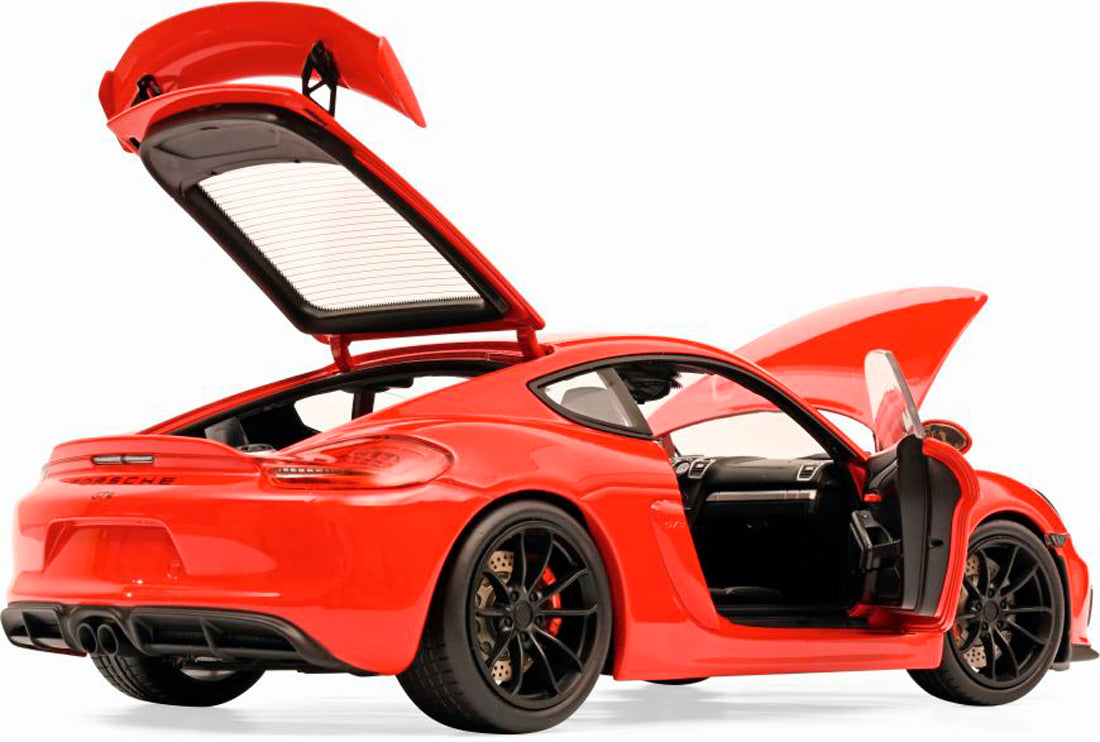 Porsche Cayman GT4 in Red