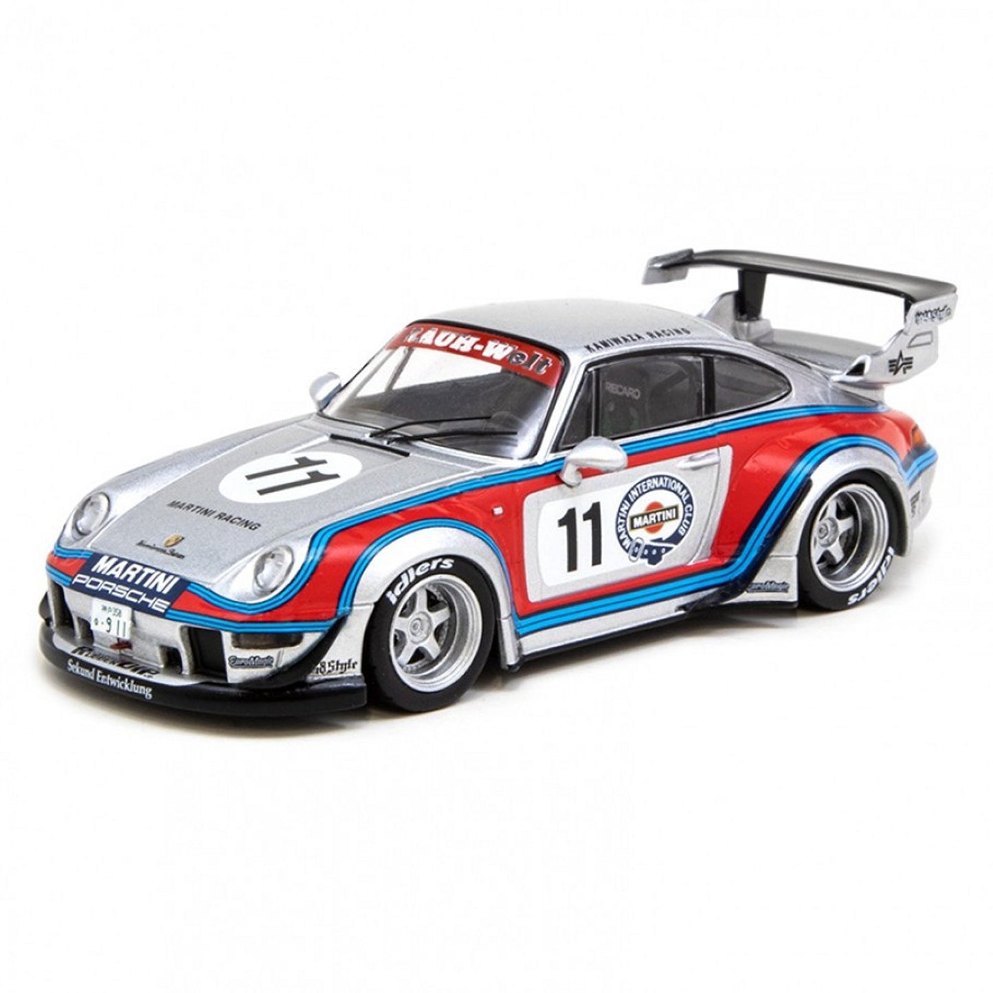 Porsche RWB 993 (Martini) in Silver/Red/Blue