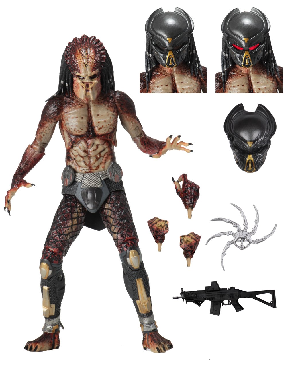 Predator Ultimate Fugitive Lab Escape Poseable Figure From The Predator