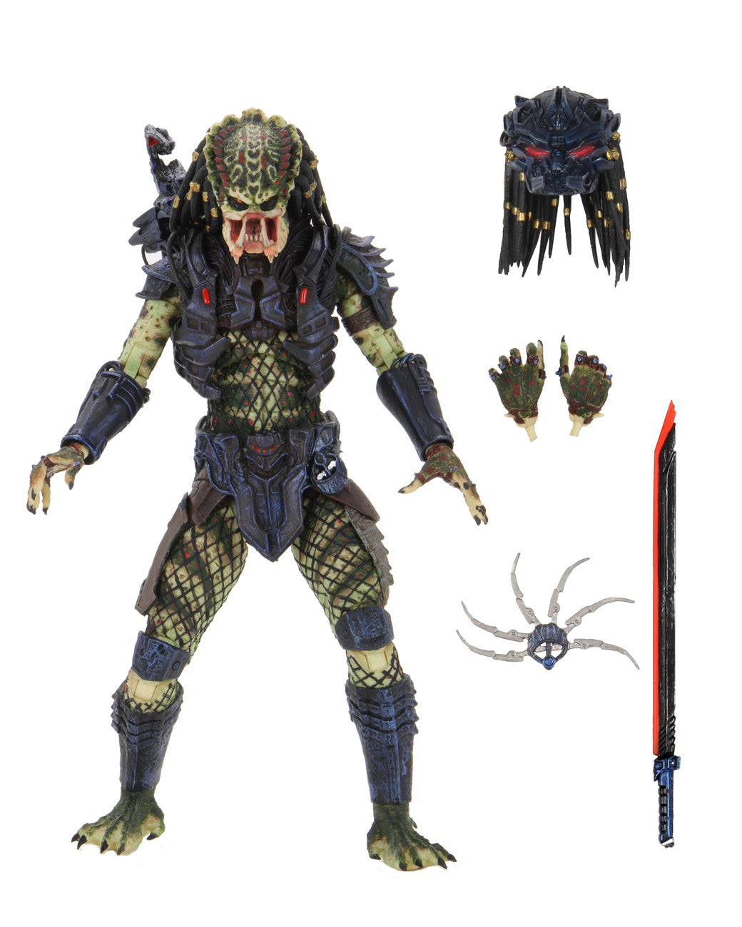 Ultimate Armored Lost Predator Poseable Figure From Predators
