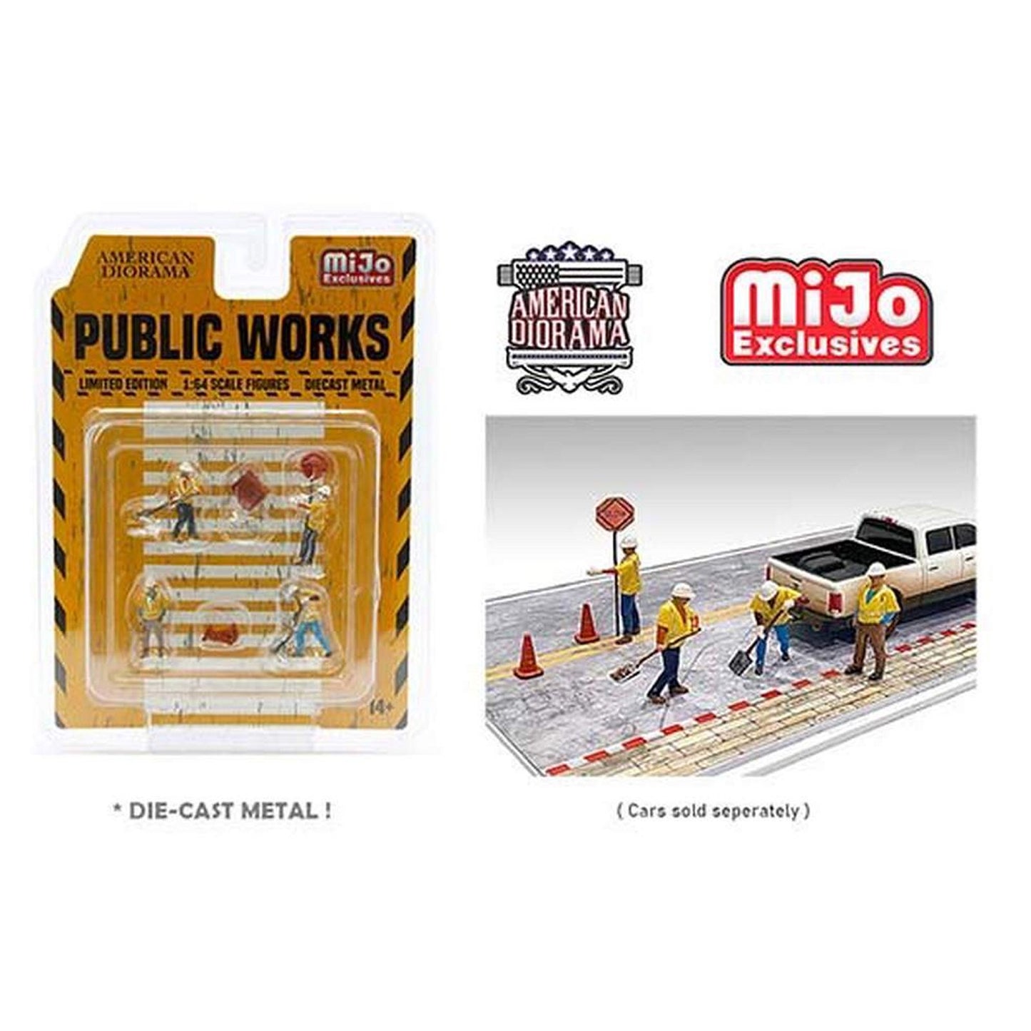 Public Works Figure Set in Yellow/Orange
