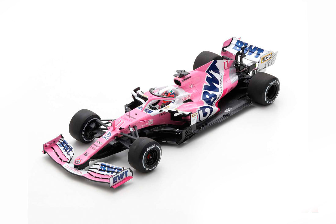 Racing Point BWT RP20 No 11 Sergio Perez (Winner Sakhir GP With Pit Board 2020)