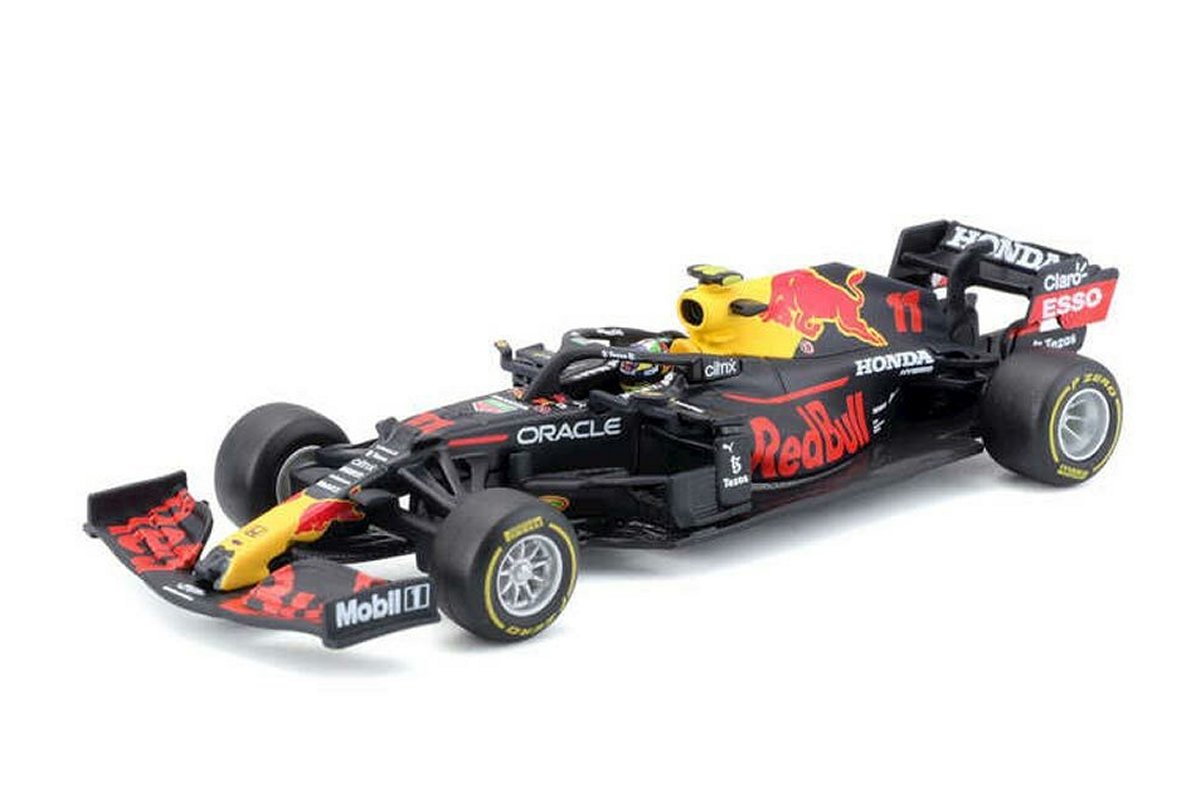 Red Bull Honda RB16B Sergio Perez (With Helmet 2021) in Blue