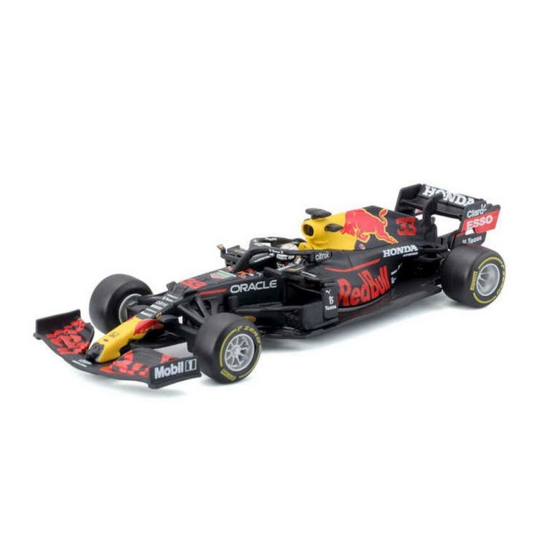 Red Bull Racing Honda RB16B Max Verstappen (With Helmet 2021) in Blue