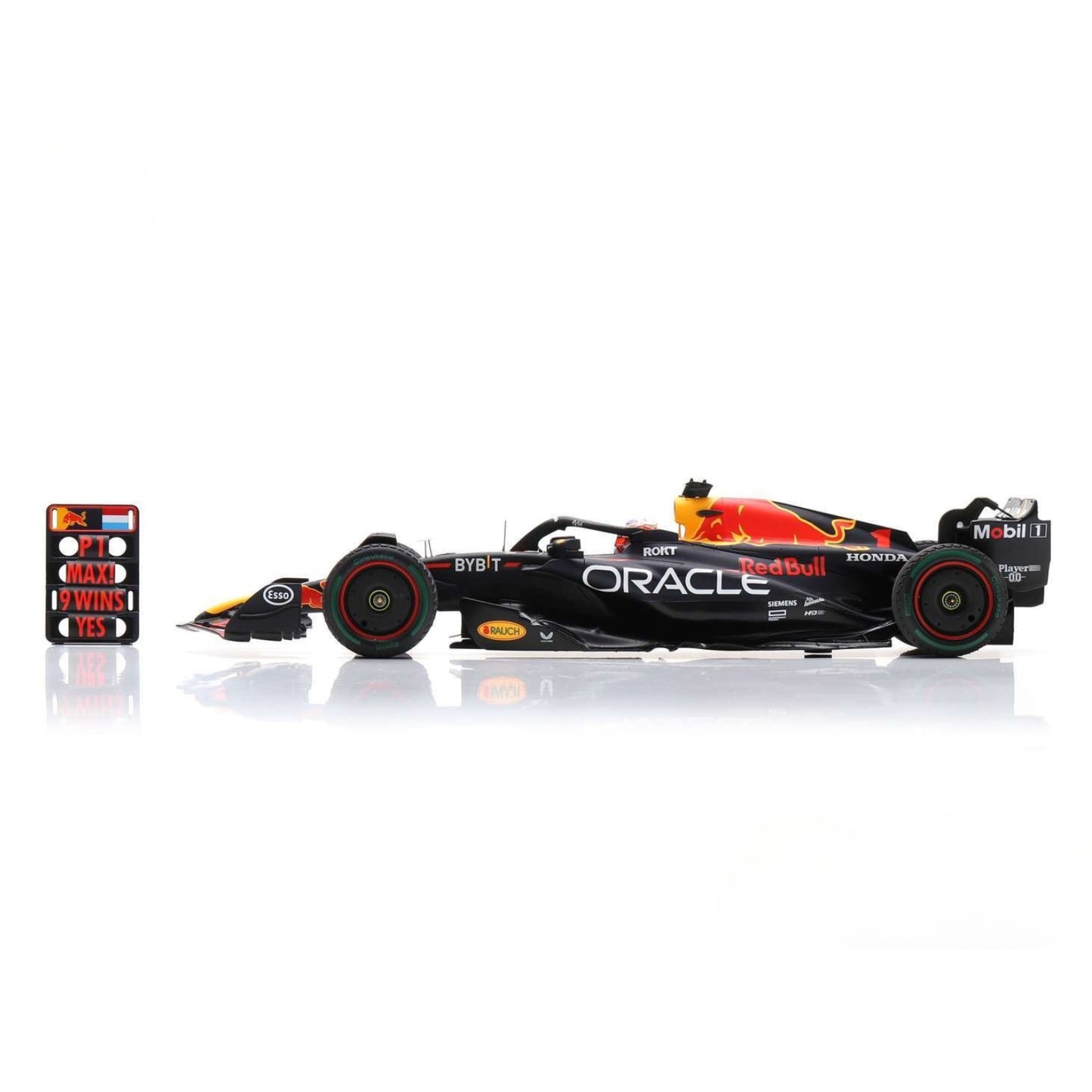 Red Bull Racing Oracle RB19 Max Verstappen (No.1 Winner with Pitboard Dutch GP 2023) in Blue