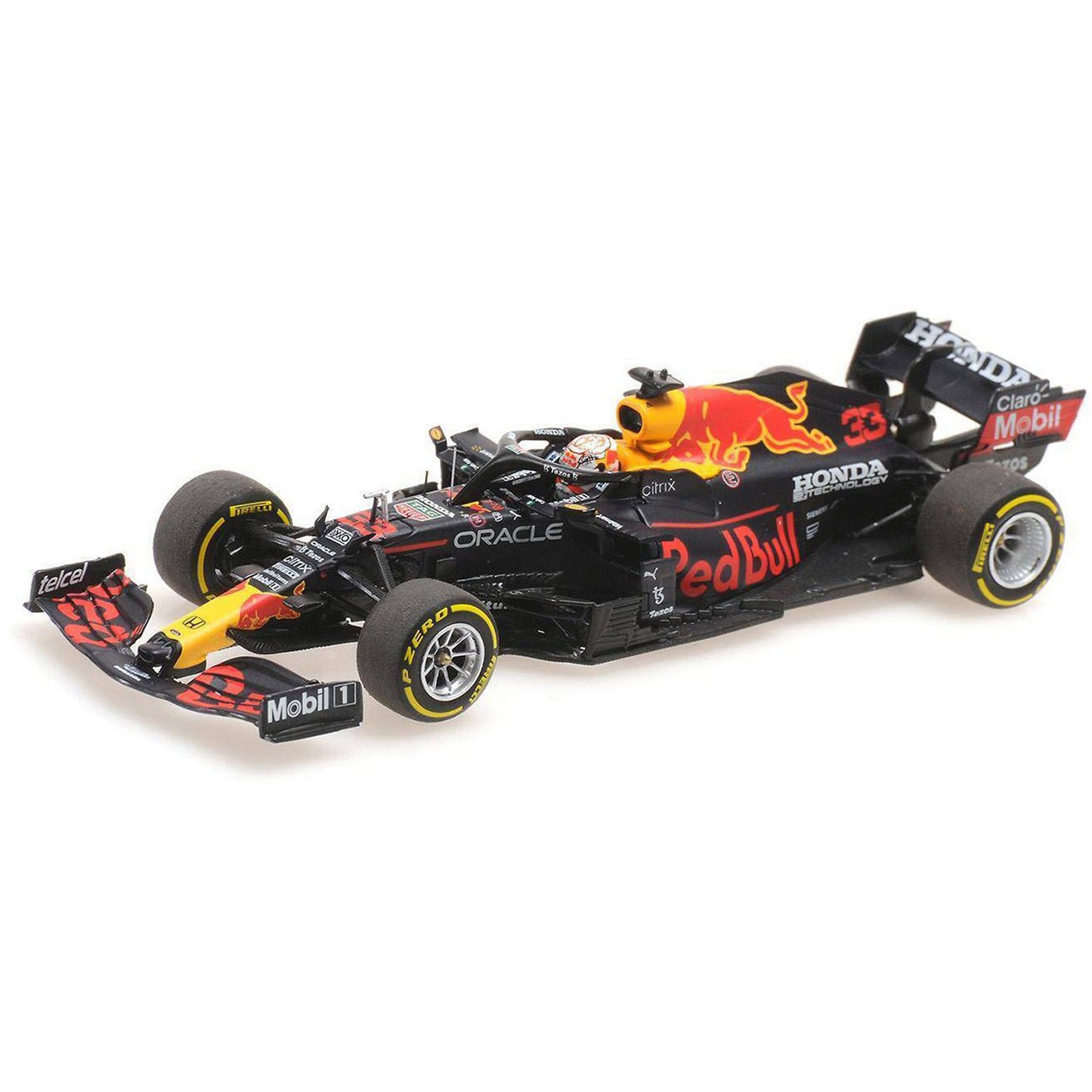 Red Bull Racing RB16B Max Verstappen (No.33 Winner Mexcian GP 2021) in Blue