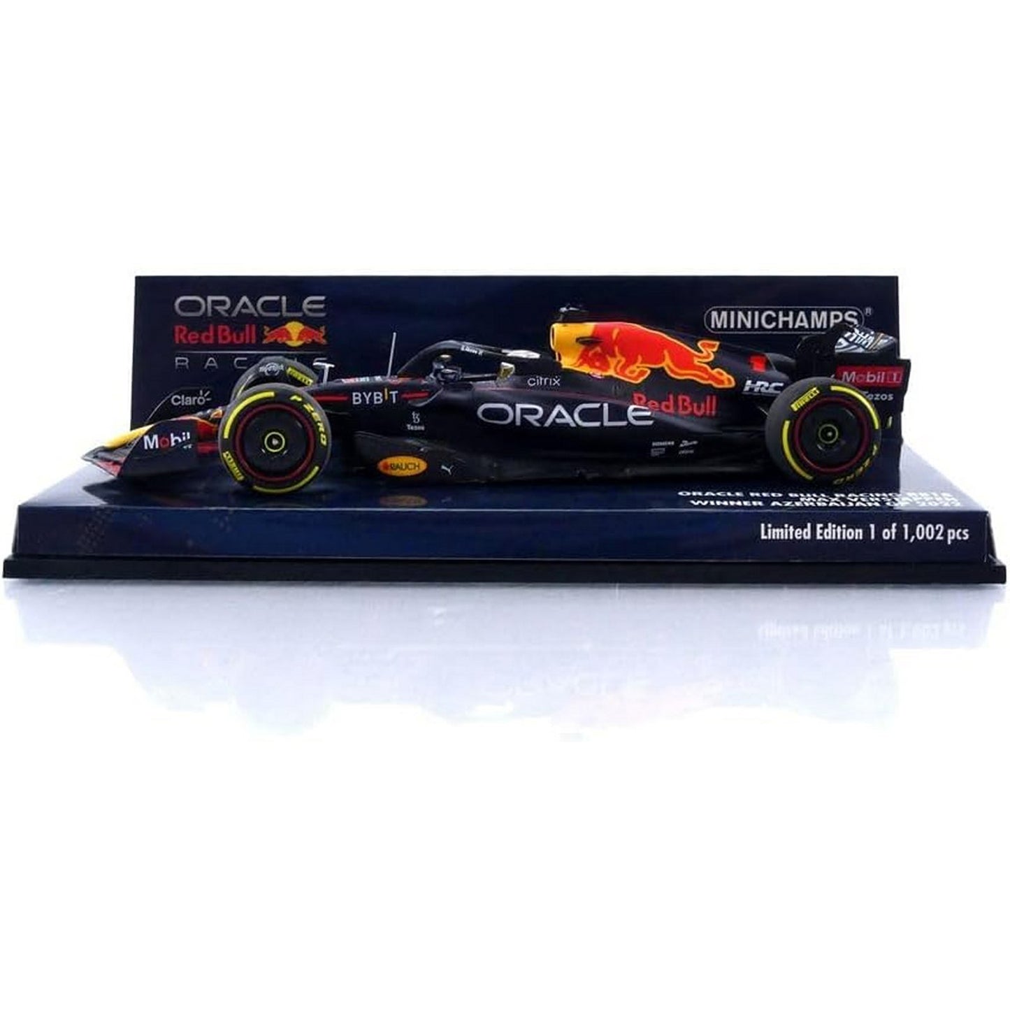 Red Bull Racing RB18 Max Verstappen (Winner Azerbaijan GP 2022) in Blue