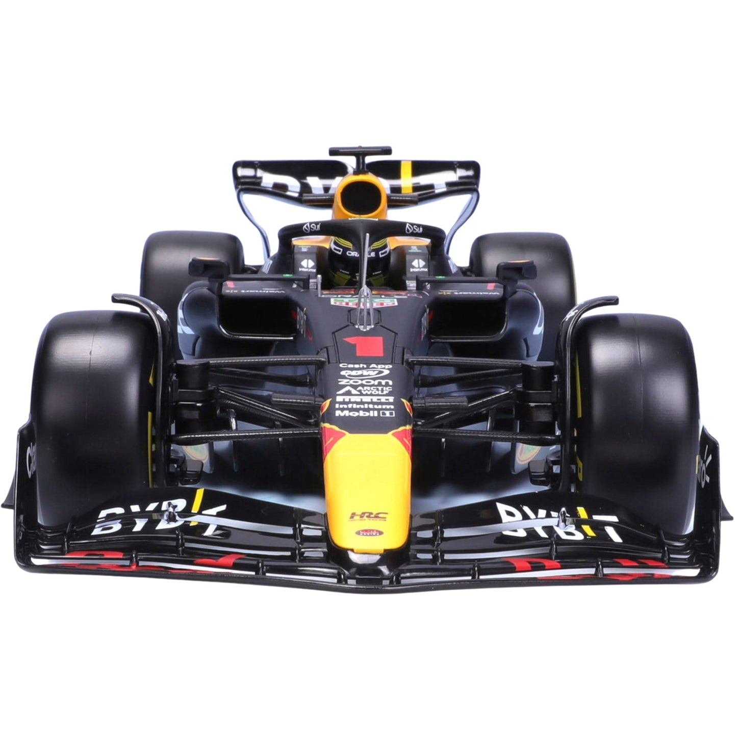 Red Bull Racing RB19 Max Verstappen (No.1 With Helmet Driver Champion 2023) in Blue