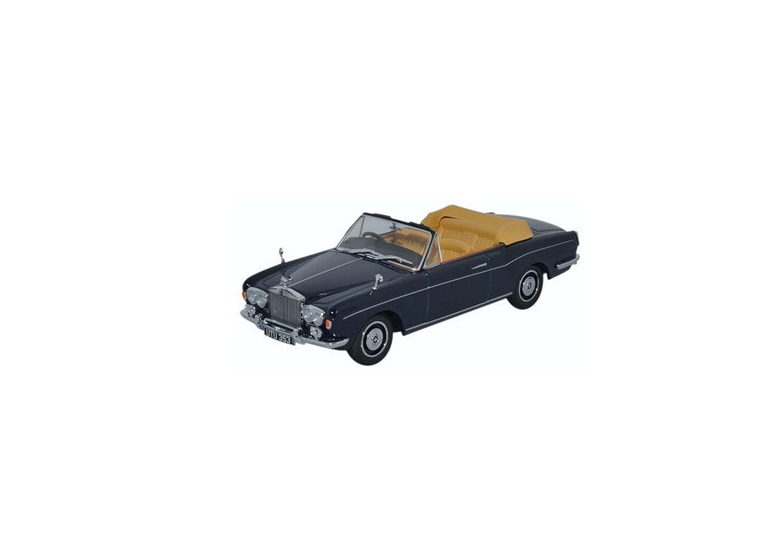 Rolls Royce Corniche Convertible Open Roof in Indigo Blue