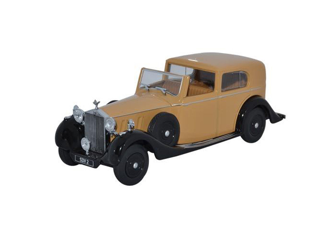 Rolls Royce Phantom III Sedanca de Ville by H J Mulliner in Fawn and Black