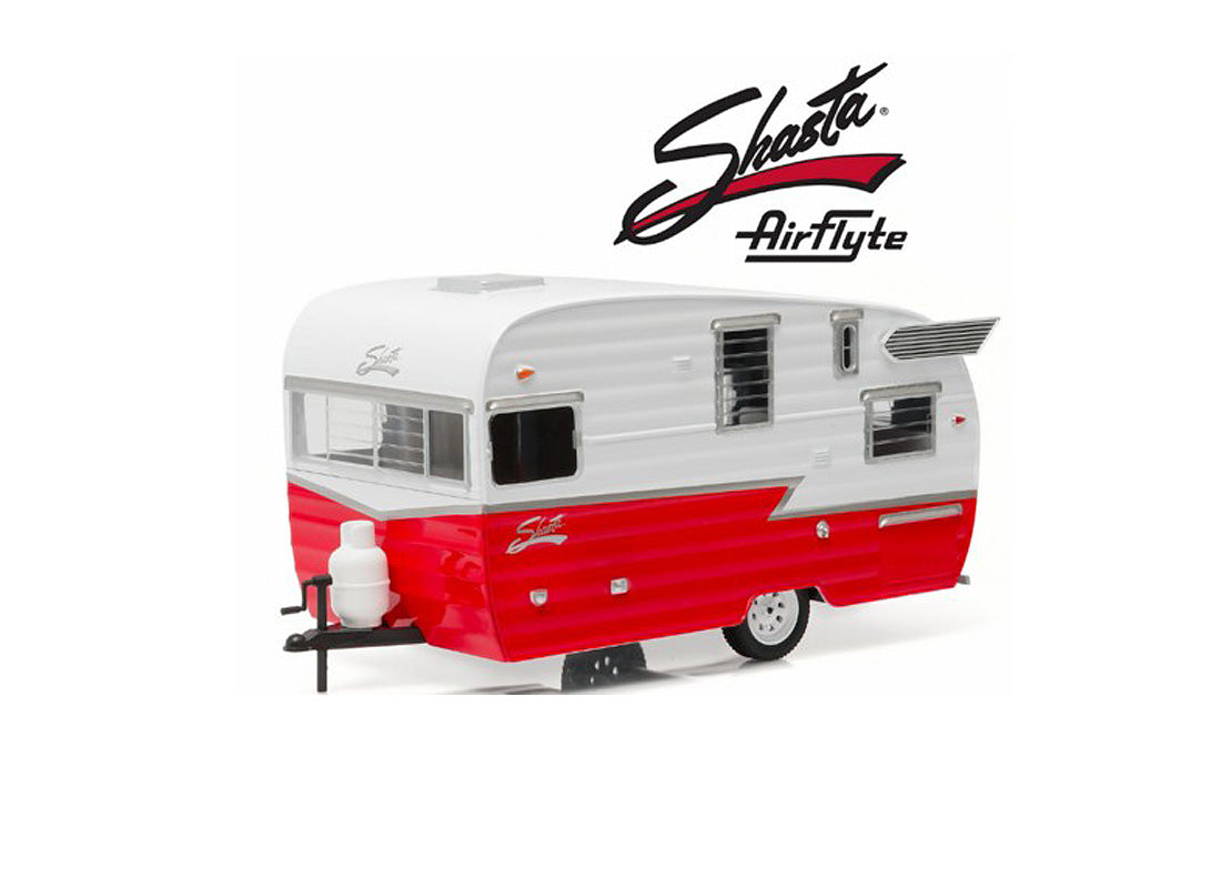 Shasta Airflyte in Red and White