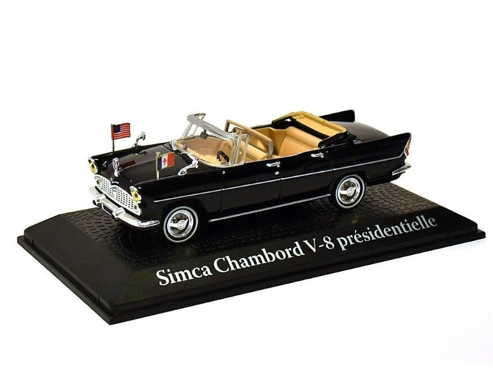 Simca Chambord V8 (Charles de Gaulle 1961) in Black