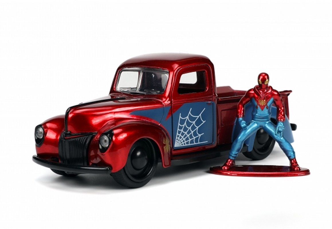 Ford Pickup From Spider-Man in Red/Blue