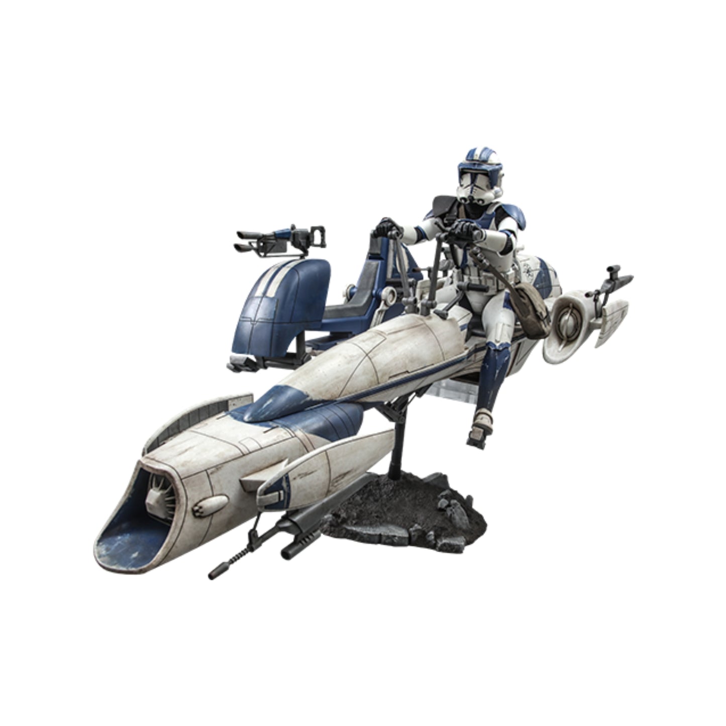 Heavy Weapons Clone Trooper and BARC Speeder with Sidecar Figure From Star Wars
