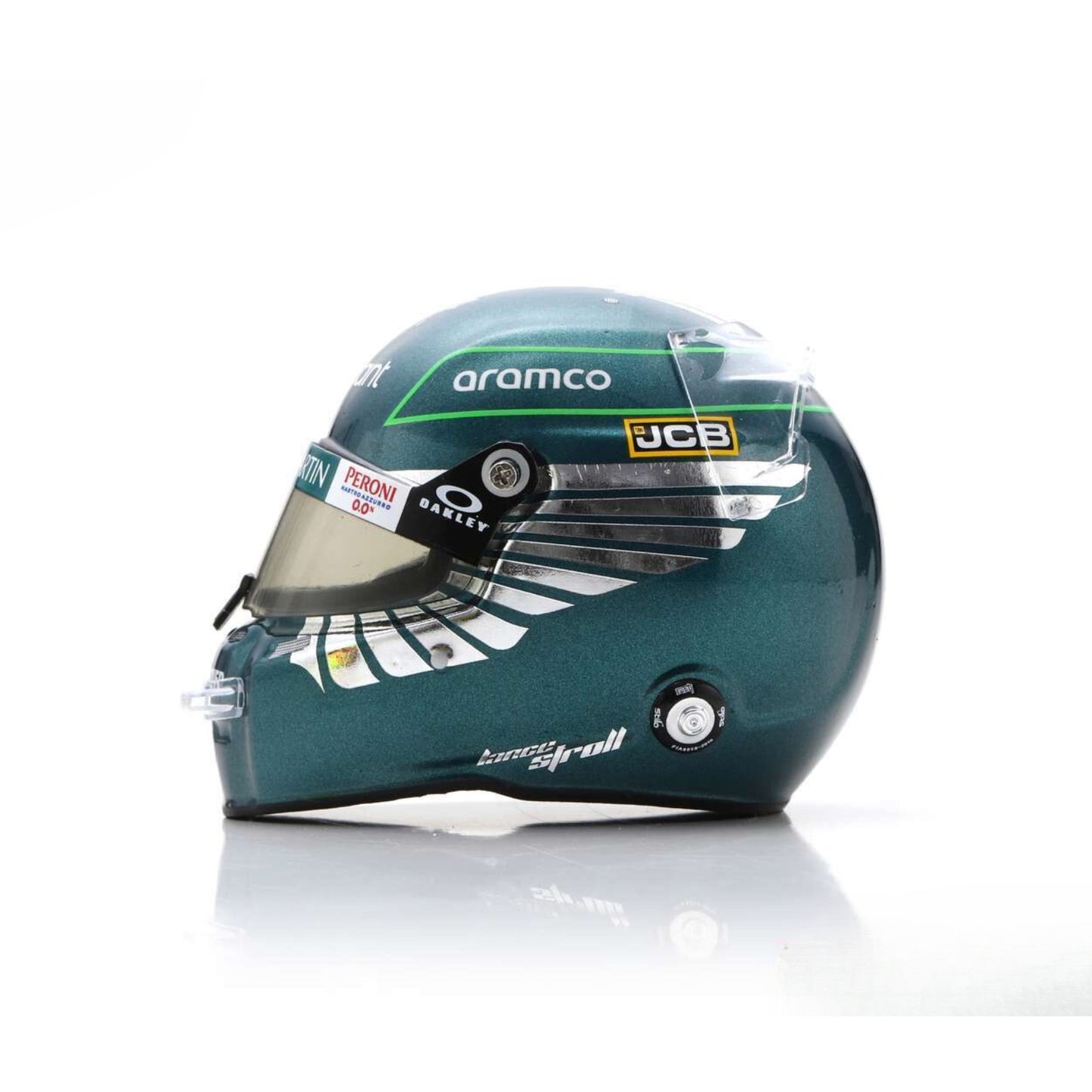 Stilo Replica Helmet Aston Martin Aramco Cognizant F1 Team Lance Stroll (2023) in Green
