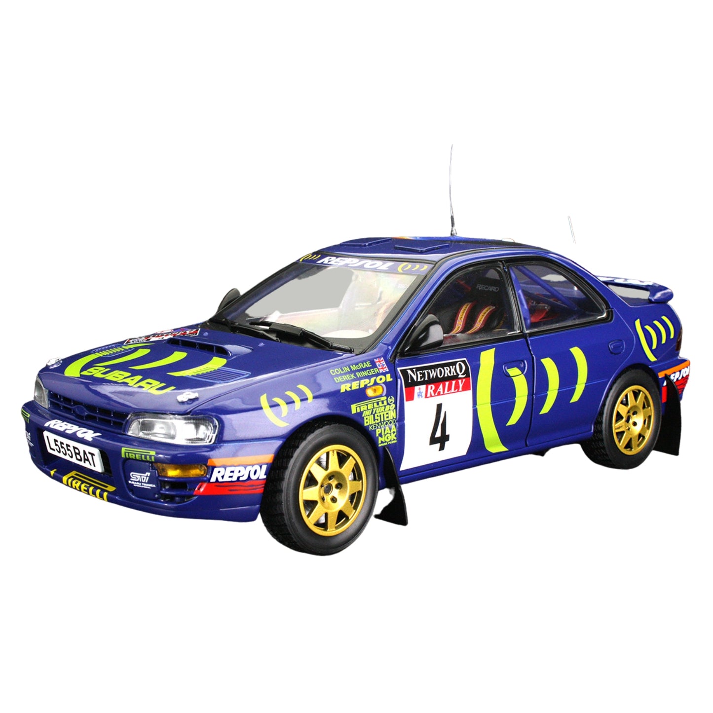 Subaru Impreza 555 Colin McRae/Derek Ringer (No.4 Winner RAC Rally 1995) in Blue