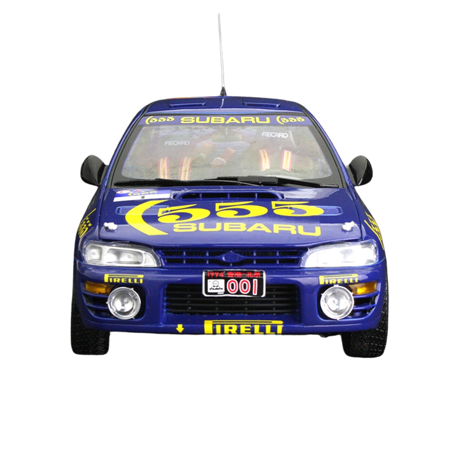 Subaru Impreza 555 Peter Bourne/Tony Sircombe (No.1 Winner Hong Kong Beinjing Rally 1994) in Blue