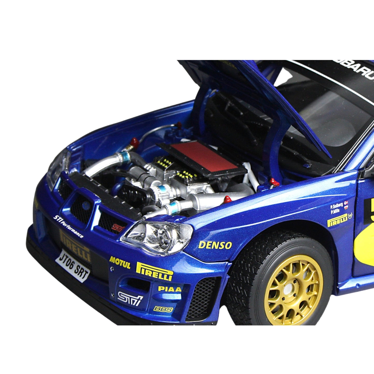 Subaru Impreza WRC06 P.Solberg/P/Mills (No.5 GB Rally 2006) in Blue/Yellow