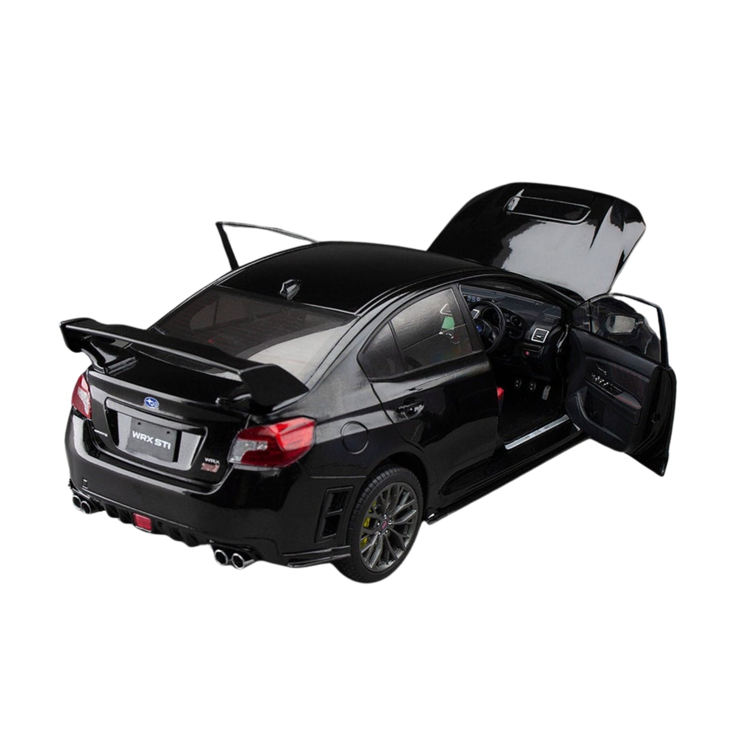 Subaru WRX STI (Customised Version 2018) in Crystal Black Silica