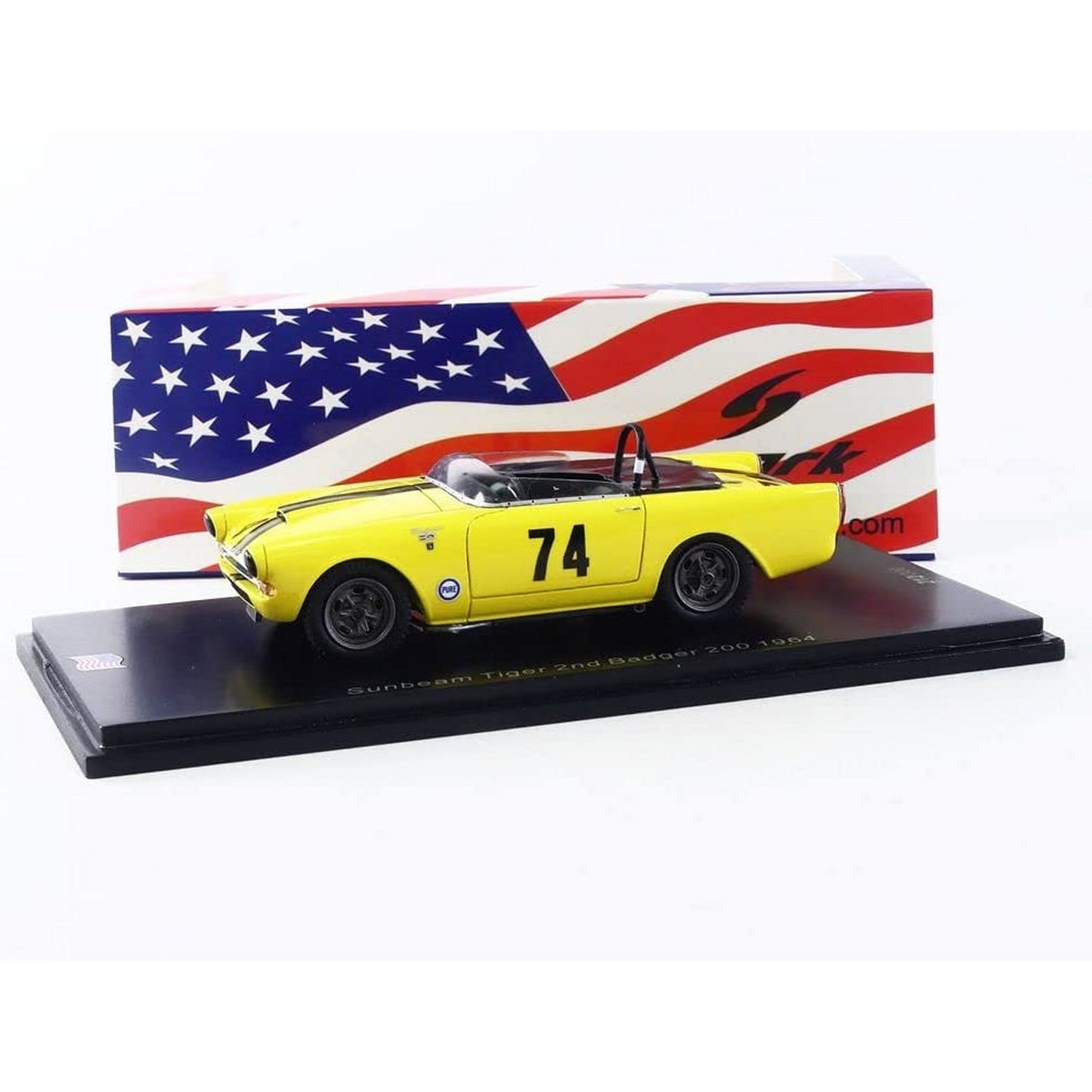 Sunbeam Tiger Ken Miles (2nd Badger 200 1964) in Yellow
