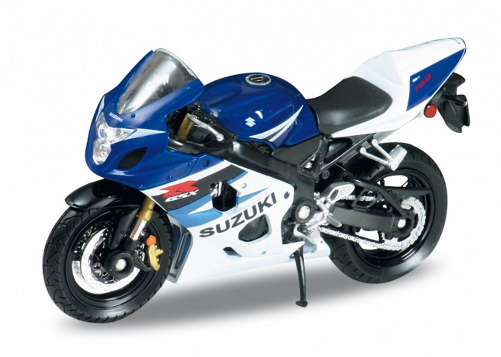 Suzuki GSX-R750 in Blue and White