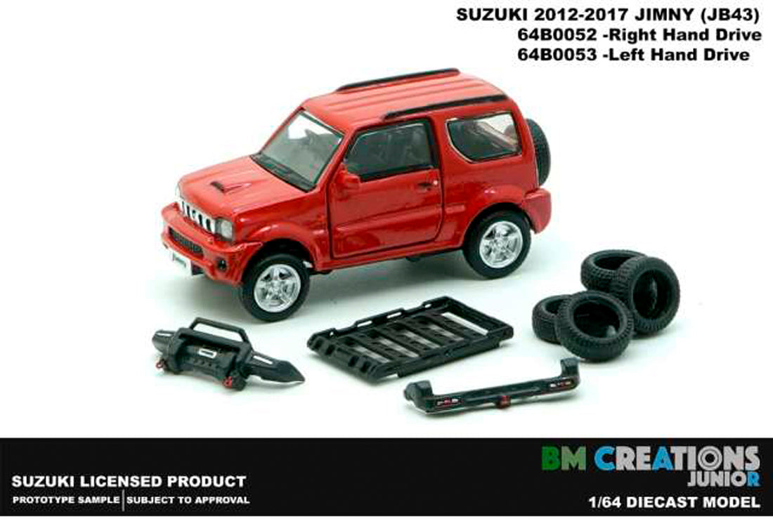 Suzuki Jimny (JB43 RHD) in Red