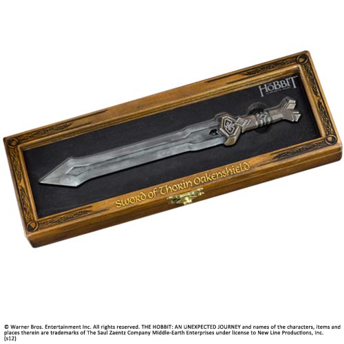 Thorin Oakenshield Dwarven Sword Letter Opener From The Hobbit An Unexpected Journey